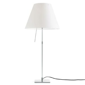 Luceplan Costanza bordlampe alu hvid med diffusor
