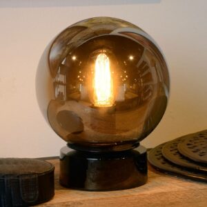 Jorit - glas-bordlampe med kugleskærm 20 cm