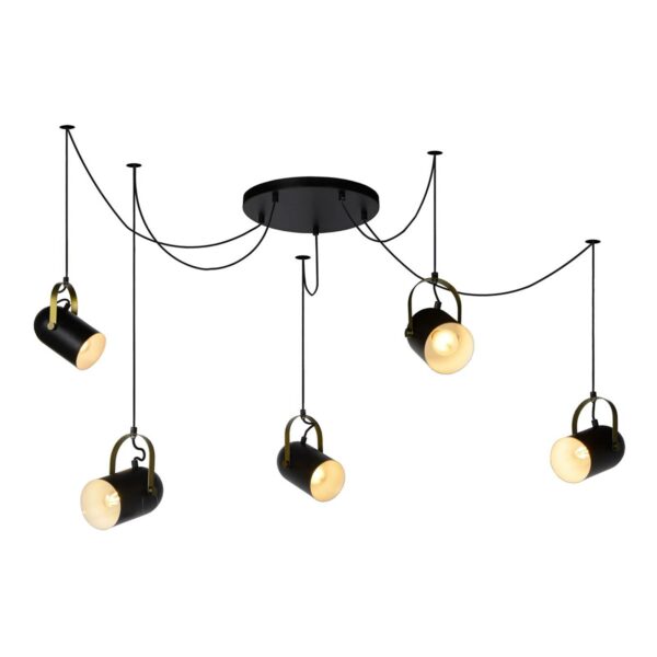 Pendellampe Swapp med fem spotlights