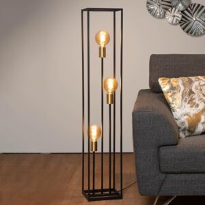 Ruben gulvlampe, sort, 3 lyskilder