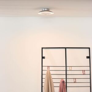 Foskal LED-loftlampe sølv, Ø 21,5 cm