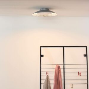 Foskal LED-loftlampe sølv, Ø 34,5 cm
