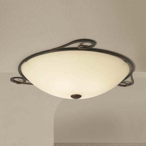 Luca rund landsteds-loftlampe