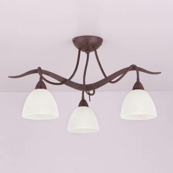 Samuele landlig loftlampe, 3 lyskilder, scavo