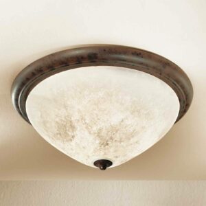 Samuele rund, landlig loftlampe, scavo