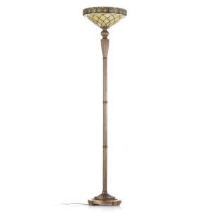 Diamond uplight-lampe i Tiffany-stil