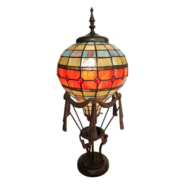 Dekorationslampe 6016, varmluftballon, tiffanydeko