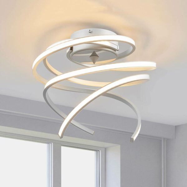 Lungo alu LED-loftlampe, højde 25 cm
