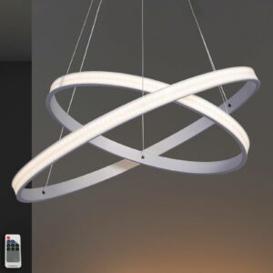 LED-hængelampe Largo Ø 59 cm aluminium