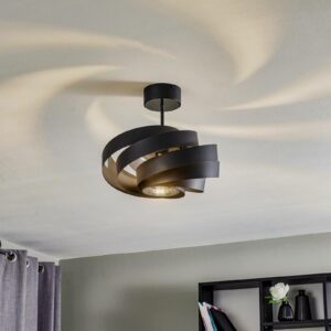 Loftlampe Vento sort Ø 40 cm