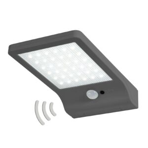 LEDVANCE DoorLED LED-væglampe med solcelle, grå
