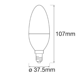LEDVANCE SMART+ WiFi E14 5 W kerte RGBW