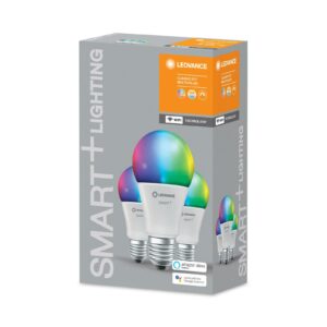 LEDVANCE SMART+ WiFi E27 9,5 W Classic RGBW 3 stk