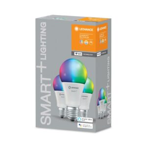 LEDVANCE SMART+ WiFi E27 9 W Classic RGBW 3 stk