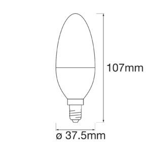 LEDVANCE SMART+ WiFi E14 5 W kerte RGBW 3 stk