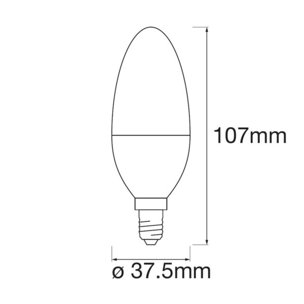 LEDVANCE SMART+ WiFi E14 5 W kerte RGBW 3 stk
