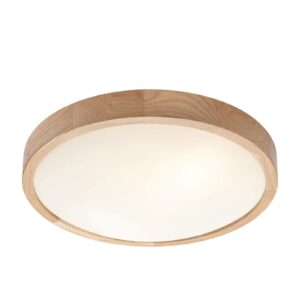 Kerio loftlampe, Ø 37 cm, lys eg