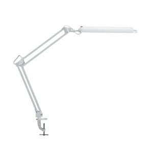LED-bordlampe Atlantic m. klemmefod, hvid