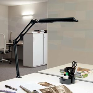 LED-bordlampe Atlantic m. klemmefod, sort