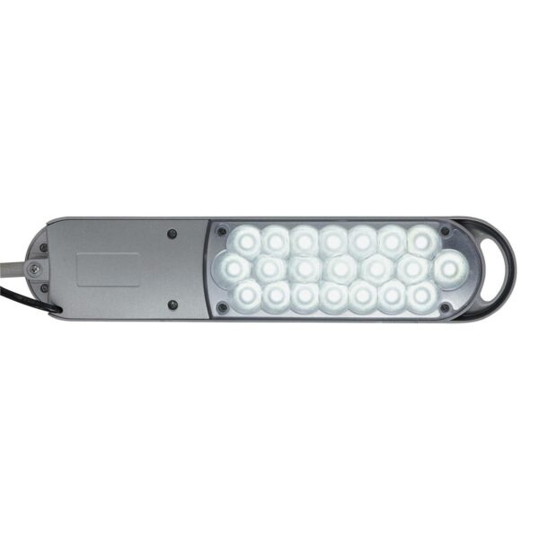 LED-bordlampe Atlantic m. klemmefod, sølv