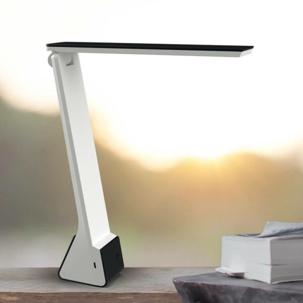 MAULseven skrivebordslampe med batteri, sort