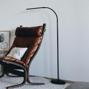 MAULpirro LED-gulvlampe dæmpbar, sort