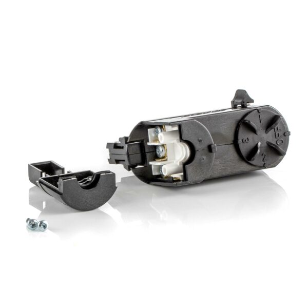 Noa 3-faset multiadapter, bærestyrke 10 kg, sort