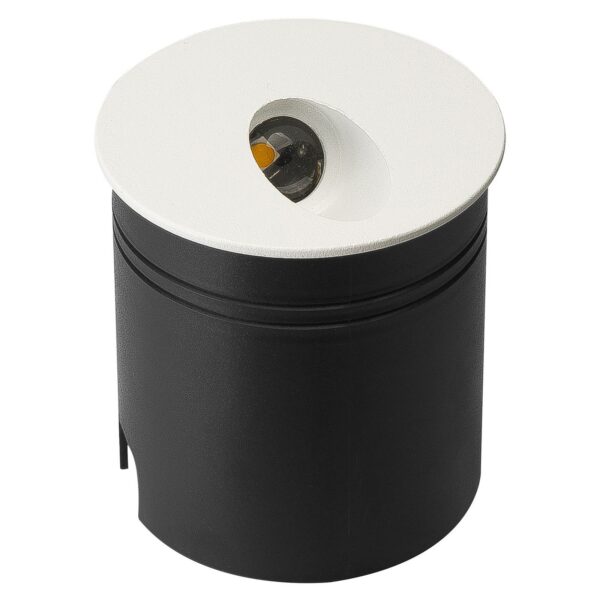 Aspen LED-indbygningslampe IP65, rund, hvid