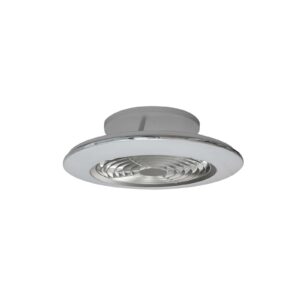 Alisio mini LED-loftventilator, sølv