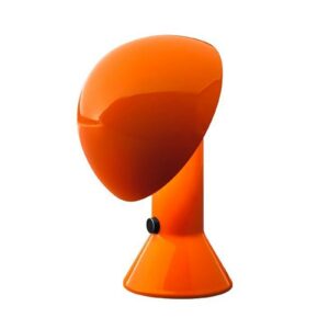 Designer bordlampe Elmetto, i orange