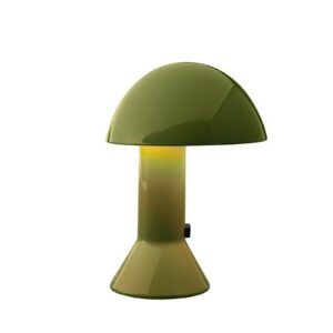 Designer bordlampe Elmetto, i grøn