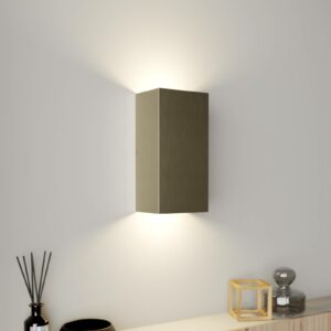 Rothfels Mira LED-væglampe, mat nikkel, 7 cm
