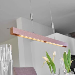 Rothfels Nora LED-pendellampe, natur eg, 78 cm