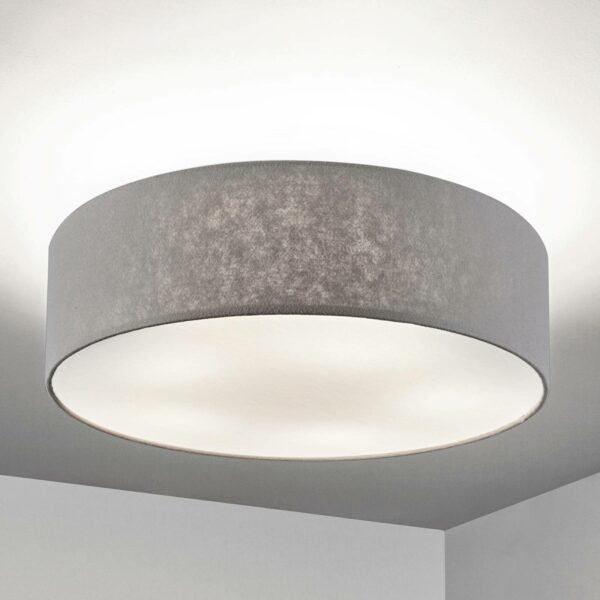 Rothfels Gala loftlampe, grå filt, 60 cm