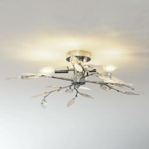 Nottingham - dekorativ loftlampe i krom-look