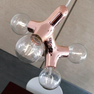 next DNA Double designer-pendellampe, kobber