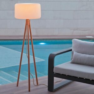 Newgarden Chloe In & Out gulvlampe, trebenet
