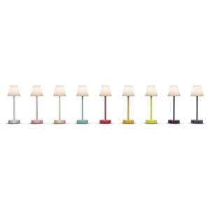 Newgarden Lola Slim LED-bordlampe, batteri, lime