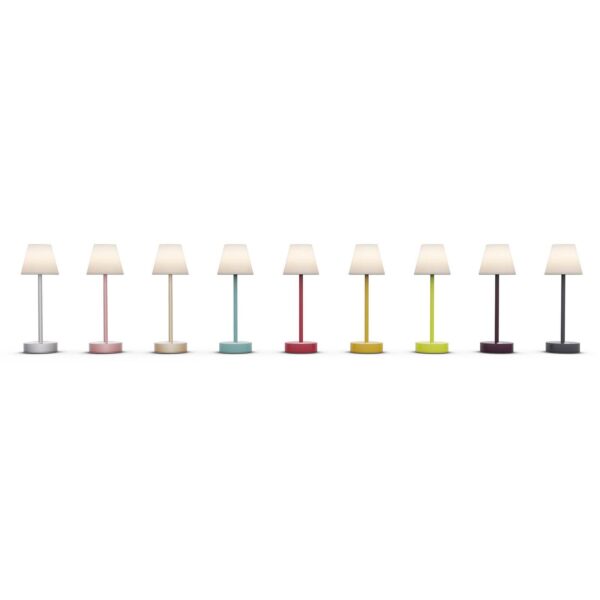 Newgarden Lola Slim LED-bordlampe, batteri, lime