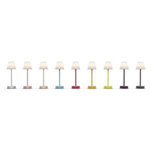 Newgarden Lola Slim LED-bordlampe, batteri, mint