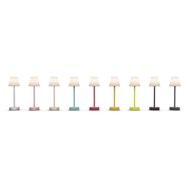 Newgarden Lola Slim LED-bordlampe, batteri, mint