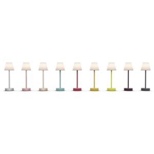 Newgarden Lola Slim LED-bordlampe batteri rosaguld