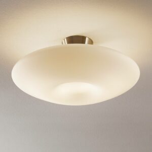 Malu loftlampe med silkemat opalglas