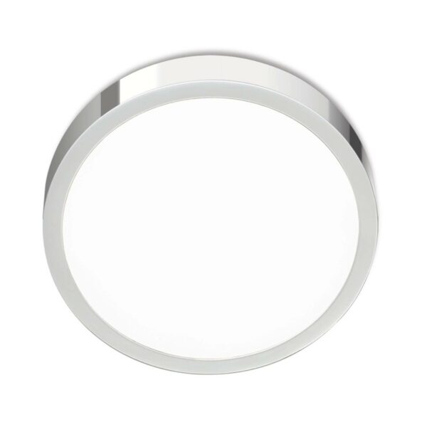 Bully LED-loftlampe, krom 14 cm