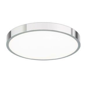 Bully LED-loftlampe, krom 24 cm