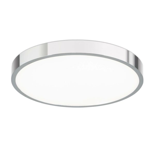 Bully LED-loftlampe, krom 24 cm