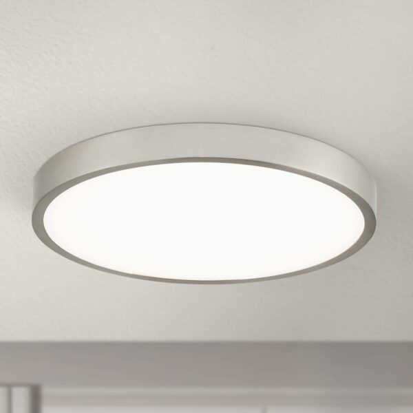 Bully LED-loftlampe, satin 24 cm