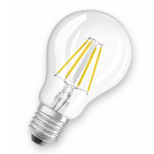 E27 6W 827 LED-pære, klar