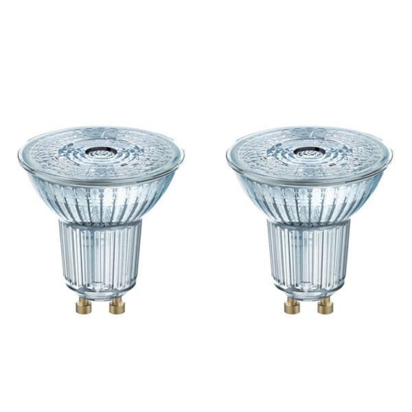 GU10 4,3W 827 LED reflektor 2&apos;er sæt