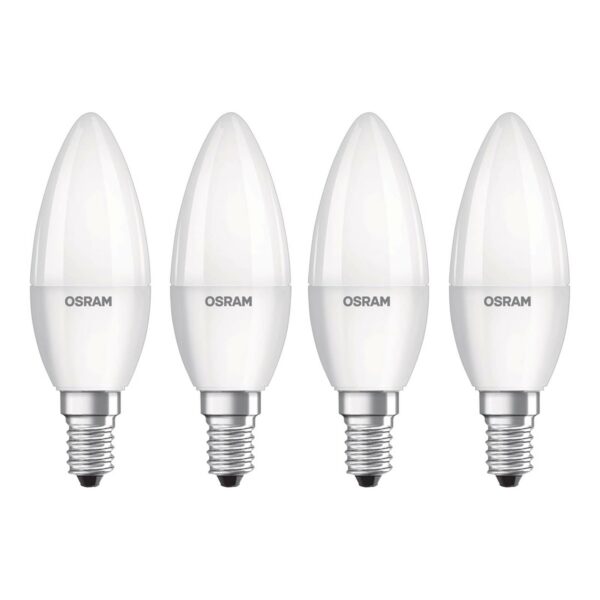 OSRAM LED-kerte E14 Base Retro 5,7 W 4 stk 2.700 K